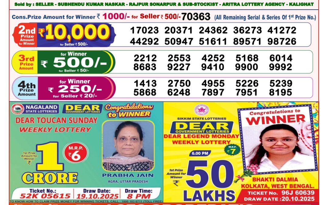 Dhankesari Today Result 24/12/25 : 8PM Dear Lottery Sambad Winners